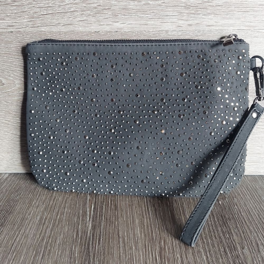 Merona Bling Studded Wristlet Clutch Bag